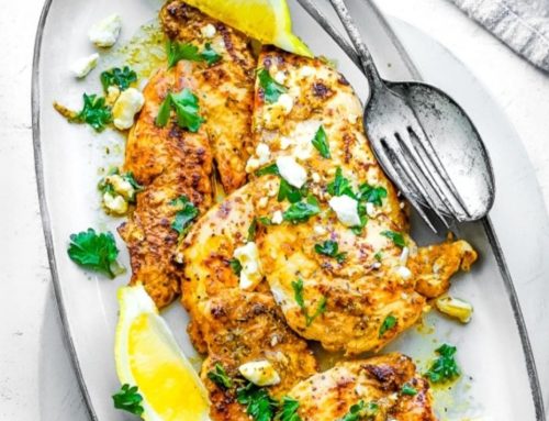 Greek Chicken with Lemon and Feta